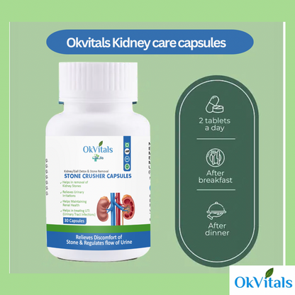 Okvitals Dr Jio Kidney Stone Crusher Capsules