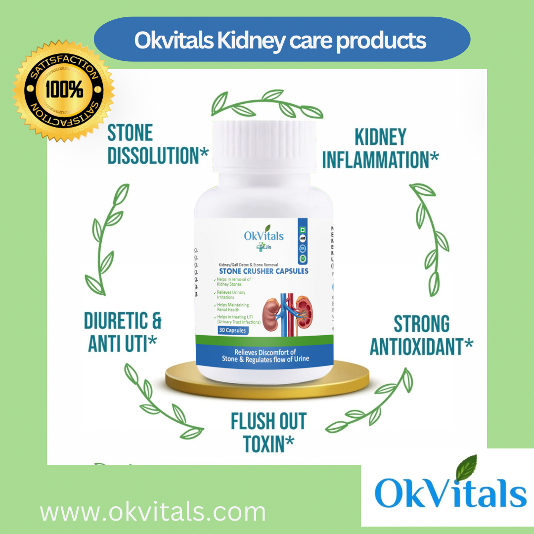 Okvitals Dr Jio Kidney Stone Crusher Capsules