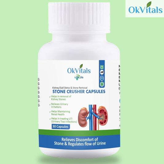 Okvitals Dr Jio Kidney Stone Crusher Capsules